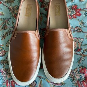 Keds Women Double Decker Leather Sz 7.5